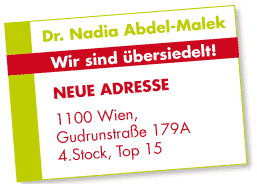 neue Adresse
